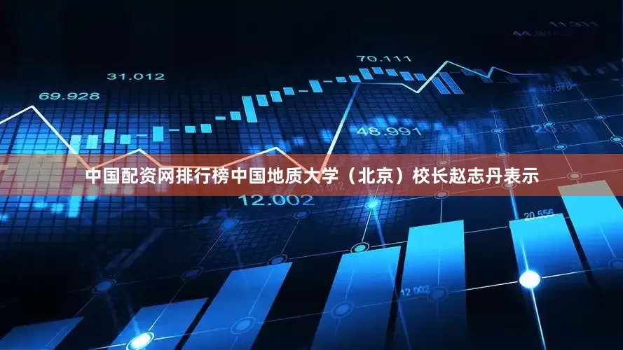 中国配资网排行榜中国地质大学（北京）校长赵志丹表示